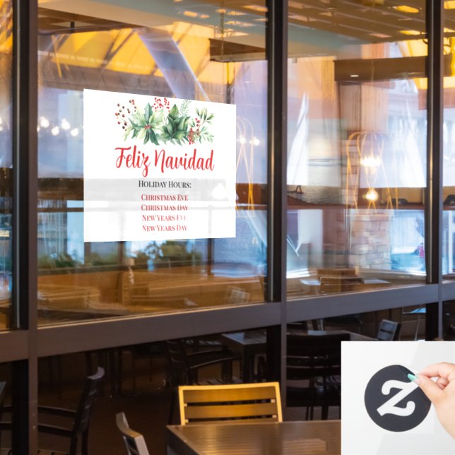 Vinilos Para Cristales Feliz Navidad (ventana del restaurante)