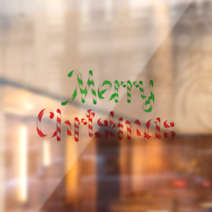 Vinilos Para Cristales Feliz Navidad