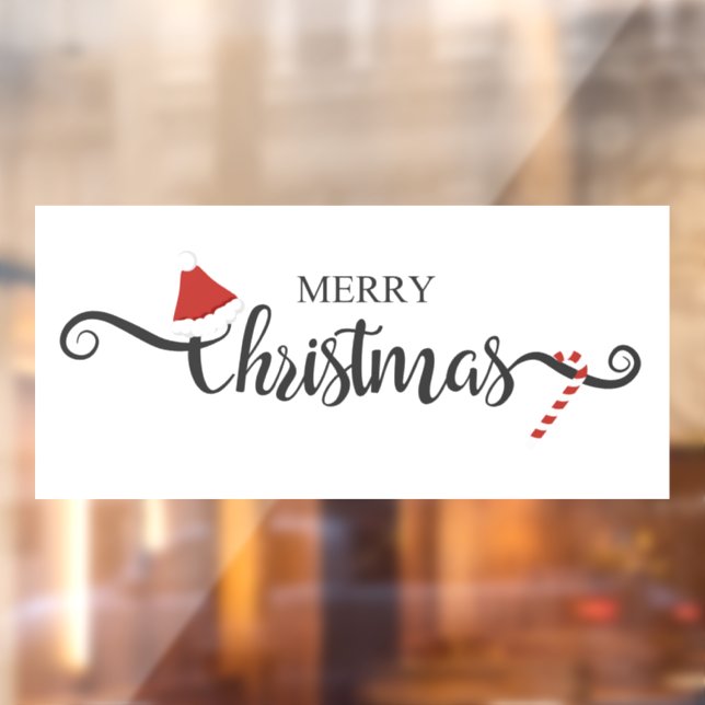 Vinilos Para Cristales Feliz Navidad  (Hoja 2)