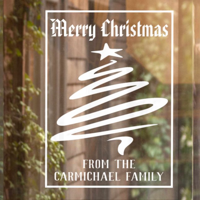 Vinilos Para Cristales Feliz Navidad desde la decoración familiar (Subido por el creador)