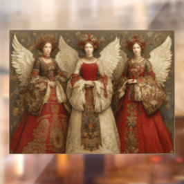 Vinilos Para Cristales Festive Angels