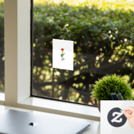 Vinilos Para Cristales Festive Skeleton Guitar Player