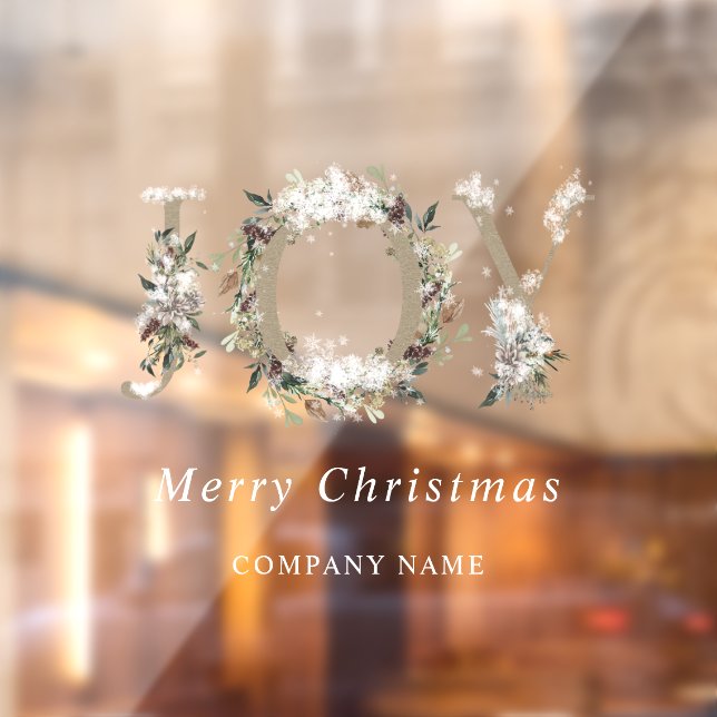 Vinilos Para Cristales Festividad de Alegría Fría Botánica (Hoja 2)