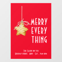 Festividad de Ornamentos de Merry Everything Star