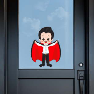 Vinilos Para Cristales Fiesta de Halloween para los niños vampiros