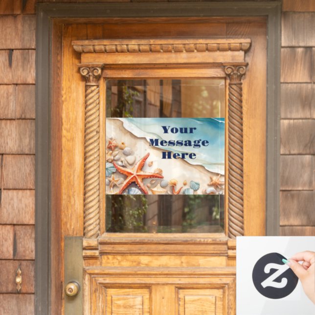 Vinilos Para Cristales Fiesta de Seashore Bliss Beach (Puerta de casa)