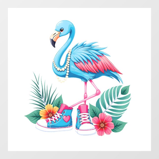 Vinilos Para Cristales Flamingo Chucks and Pearls Comma La Harris 2024 (Hoja)