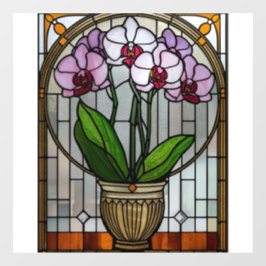 Vinilos Para Cristales Floral Art Nouveau Stained Glass 