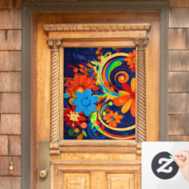 Vinilos Para Cristales Flores Artsy