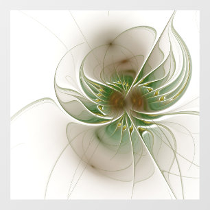 Vinilos Para Cristales Flores de fantasía fractal blandas y tendientes