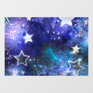 Vinilos Para Cristales Fondo espacial con estrellas