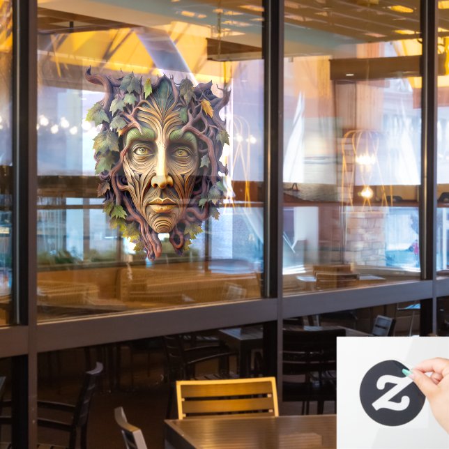 Vinilos Para Cristales Forest Carving Window Cling (ventana del restaurante)