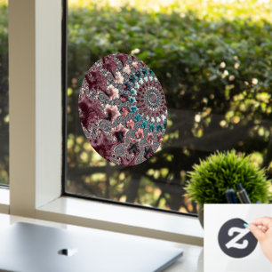 Vinilos Para Cristales Fractal bohemio 