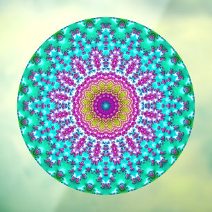 Vinilos Para Cristales Fractal Mandala 3 