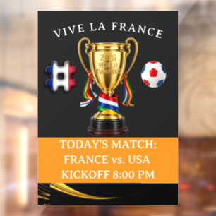Vinilos Para Cristales France Football Juegos Globales Portátiles 2026