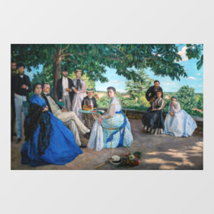 Vinilos Para Cristales Frederic Bazille - La Reunión Familiar
