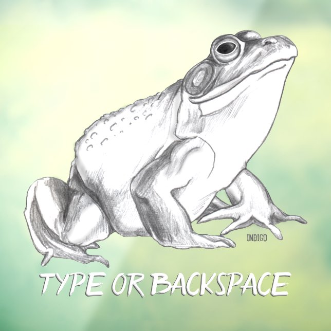 Vinilos Para Cristales Frog Decal Personalizado Bullfrog Art Window Decle (Hoja 3)