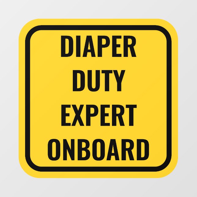 Vinilos Para Cristales Funny Baby On Board Alternative Car Window Decal (Hoja)