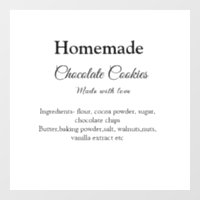 Galletas de chocolate caseras hechas con amor añad