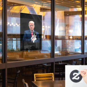 Vinilos Para Cristales Gato gracioso Trump 2024 MAGA