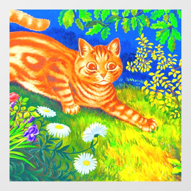 Vinilos Para Cristales Gato nocturno (Hoja)