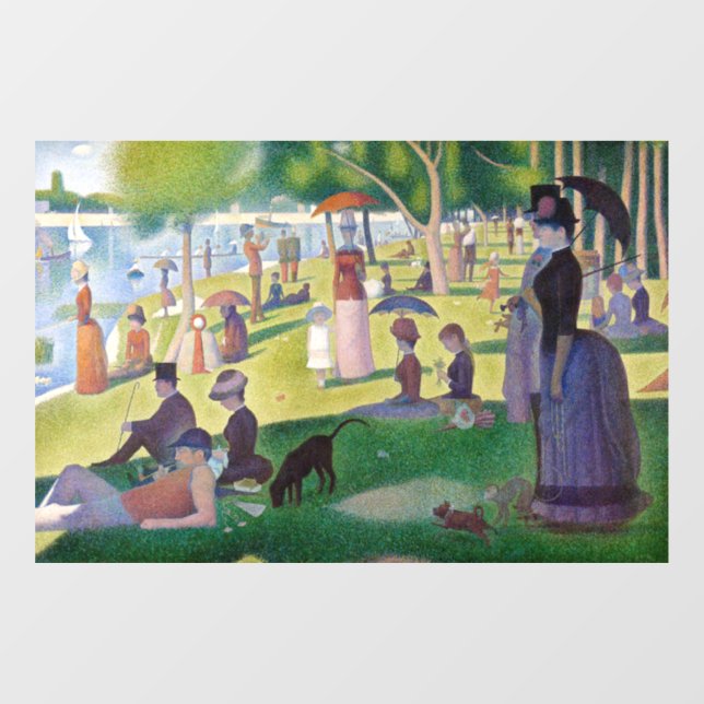 Vinilos Para Cristales Georges Seurat - Domingo en La Grande Jatte (Hoja)
