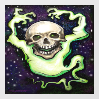 Vinilos Para Cristales Ghostly Skull