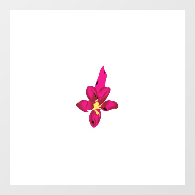 Vinilos Para Cristales Girly Design, Light Gold, Purplish Red (Hoja)