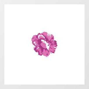 Vinilos Para Cristales Girly, Pale Megenta, Salud Real