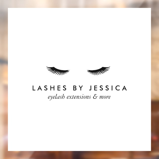 Vinilos Para Cristales Glam Eyelashes (Hoja 2)