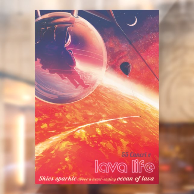 Vinilos Para Cristales Globo de aire caliente extremo sobre el paisaje vo (Hoja 2)