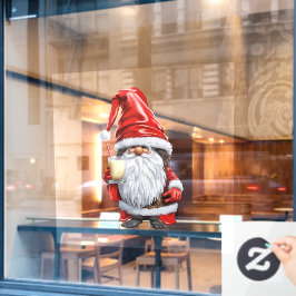Vinilos Para Cristales Gnomo Nisse Gnome Gonk Noruego sosteniendo un vaso