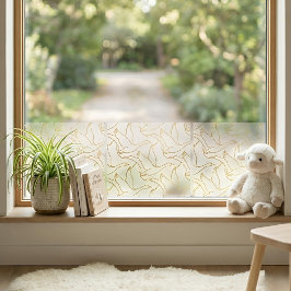 Vinilos Para Cristales Gold Filigree Art Deco | Goose Antique Cream