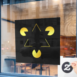 Vinilos Para Cristales Golden Star illus Wall Decal