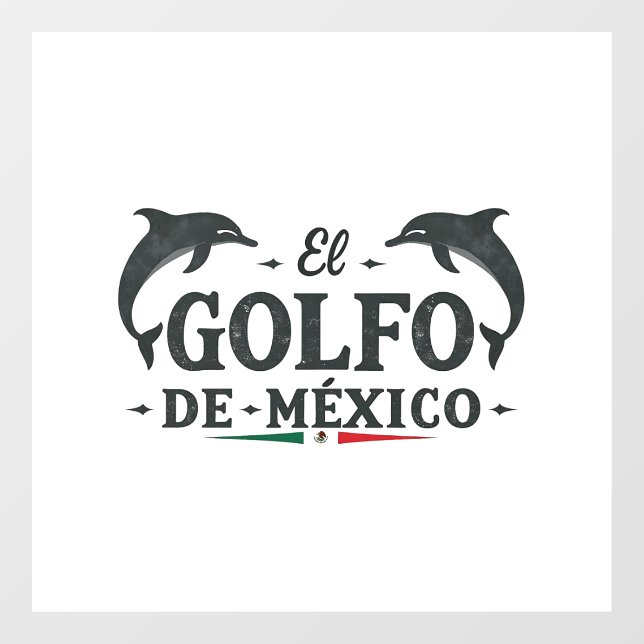 Vinilos Para Cristales Golfo Americano de México (Hoja)