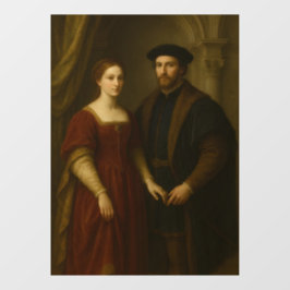 Vinilos Para Cristales Gracia del Renacimiento - Retrato de un Noblewoma