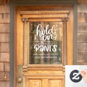 Vinilos Para Cristales Gracioso Probablemente No Llevar Pantalones Nombre