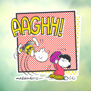 Vinilos Para Cristales Gráfico cómico de Charlie Brown y Lucy