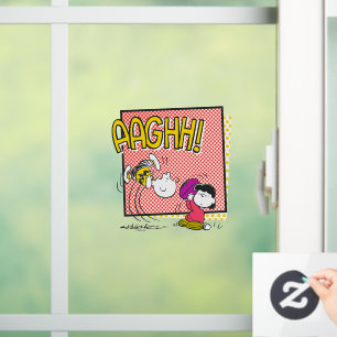 Vinilos Para Cristales Gráfico cómico de Charlie Brown y Lucy