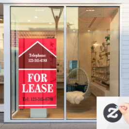 VINILOS PARA CRISTALES GRAN NEGRO DE ALQUILER FIRMA INMOBILIARIO