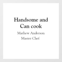 Guapo y puede cocinar agregar nombre maestro chef 