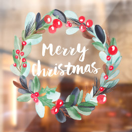 Vinilos Para Cristales Guión de la cortina de color de agua de los Navida