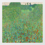 Vinilos Para Cristales Gustav Klimt - Campo de amapola<br><div class="desc">Campo de amapola / Campo de los cachorros - Gustav Klimt,  Petróleo en lienzo,  1907</div>