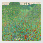 Vinilos Para Cristales Gustav Klimt - Campo de amapola<br><div class="desc">Campo de amapola / Campo de los cachorros - Gustav Klimt,  Petróleo en lienzo,  1907</div>