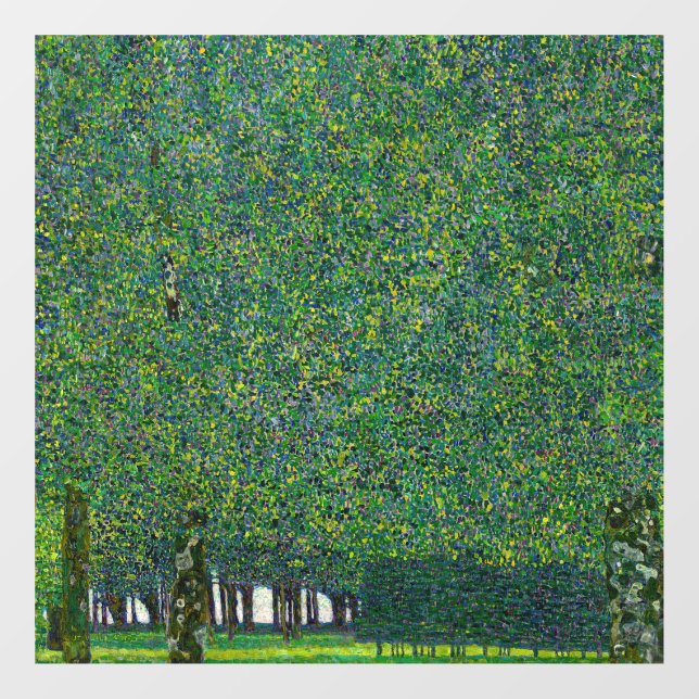 Vinilos Para Cristales Gustav Klimt - El parque (Hoja)