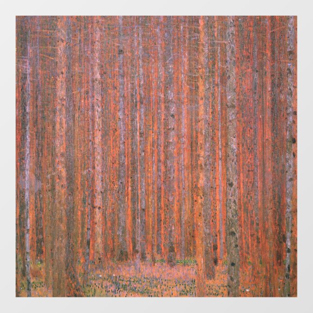 Vinilos Para Cristales Gustav Klimt Fir Forest Tannenwald (Hoja)