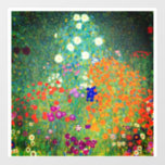 Vinilos Para Cristales Gustav Klimt Flower Garden<br><div class="desc">Ventana con el jardín de flores de la pintura al óleo de Gustav Klimt (1906). Un bonito jardín de flores moradas,  rojas,  blancas,  azules y naranjas. Un gran regalo para los amantes del arte Art Nouveau y austriaco.</div>