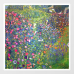 Vinilos Para Cristales Gustav Klimt Italian Garden<br><div class="desc">Ventana con el paisaje del jardín italiano (1913) de Gustav Klimt. Un bonito jardín de flores de colores: rojo,  blanco,  rosa,  morado. Un gran regalo para los amantes del arte Art Nouveau y austriaco.</div>