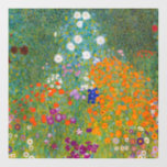 Vinilos Para Cristales Gustav Klimt - Jardín de flores<br><div class="desc">Jardín de flores - Gustav Klimt en 1905-1907</div>