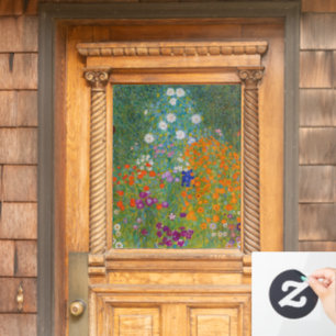 Vinilos Para Cristales Gustav Klimt - Jardín de flores